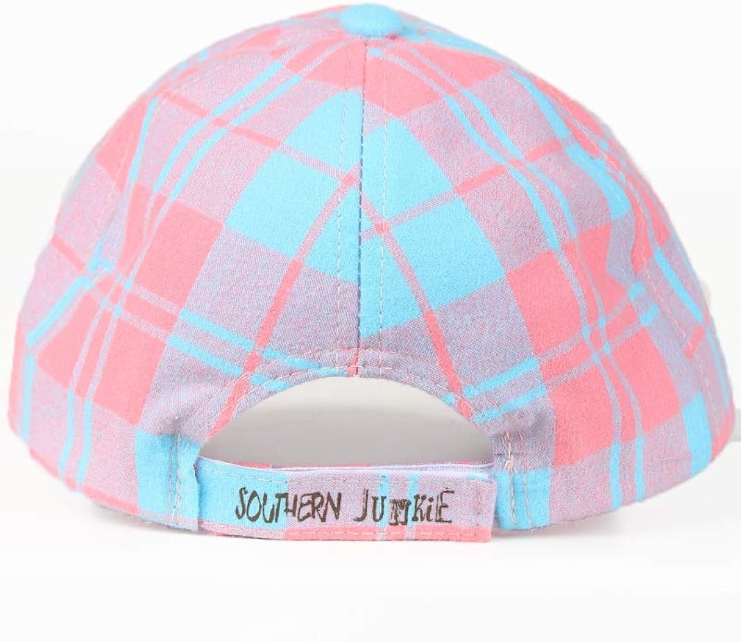 Southern Junkie Plaid Flower Ladies 