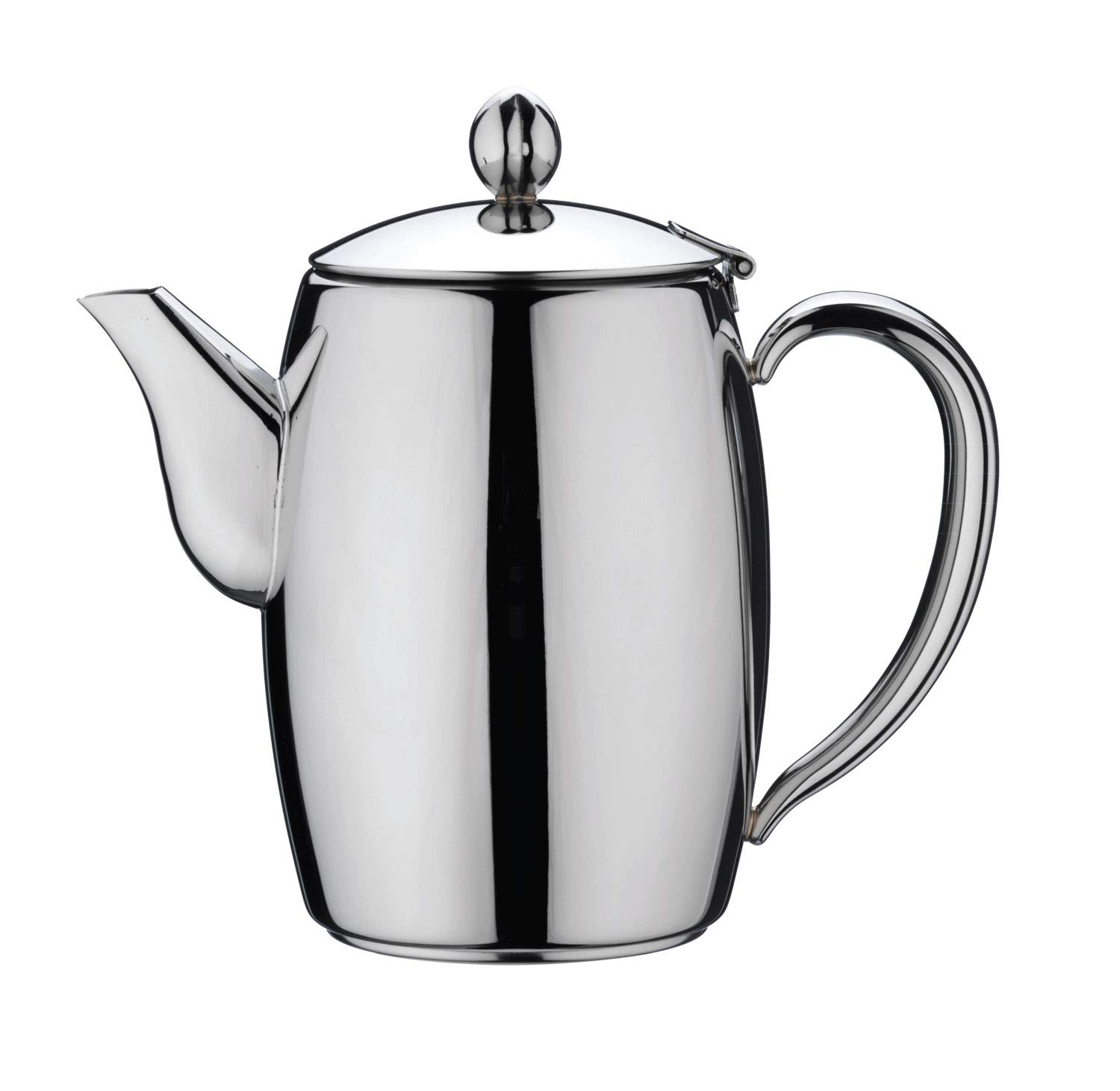 Café Stal BC-035 Café Stål Bellux Collection Premium Coffee Pot, 1 Liter, Mirror Polished Stainless Steel