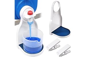 INJOYTEC Laundry Detergent Dispenser Cup Holder Firmly Holds on Bottle Spouts, Easily No More runny or Messy Laundrys Deterge