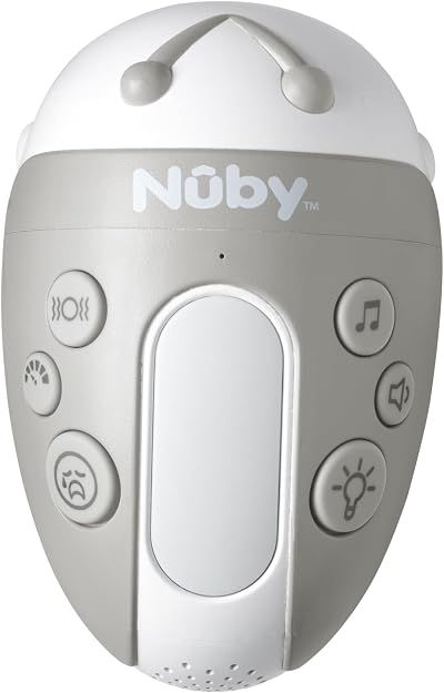 Nuby Jitterbug Baby Pram Rocker Cry Sensor Soothing Sound Vibration