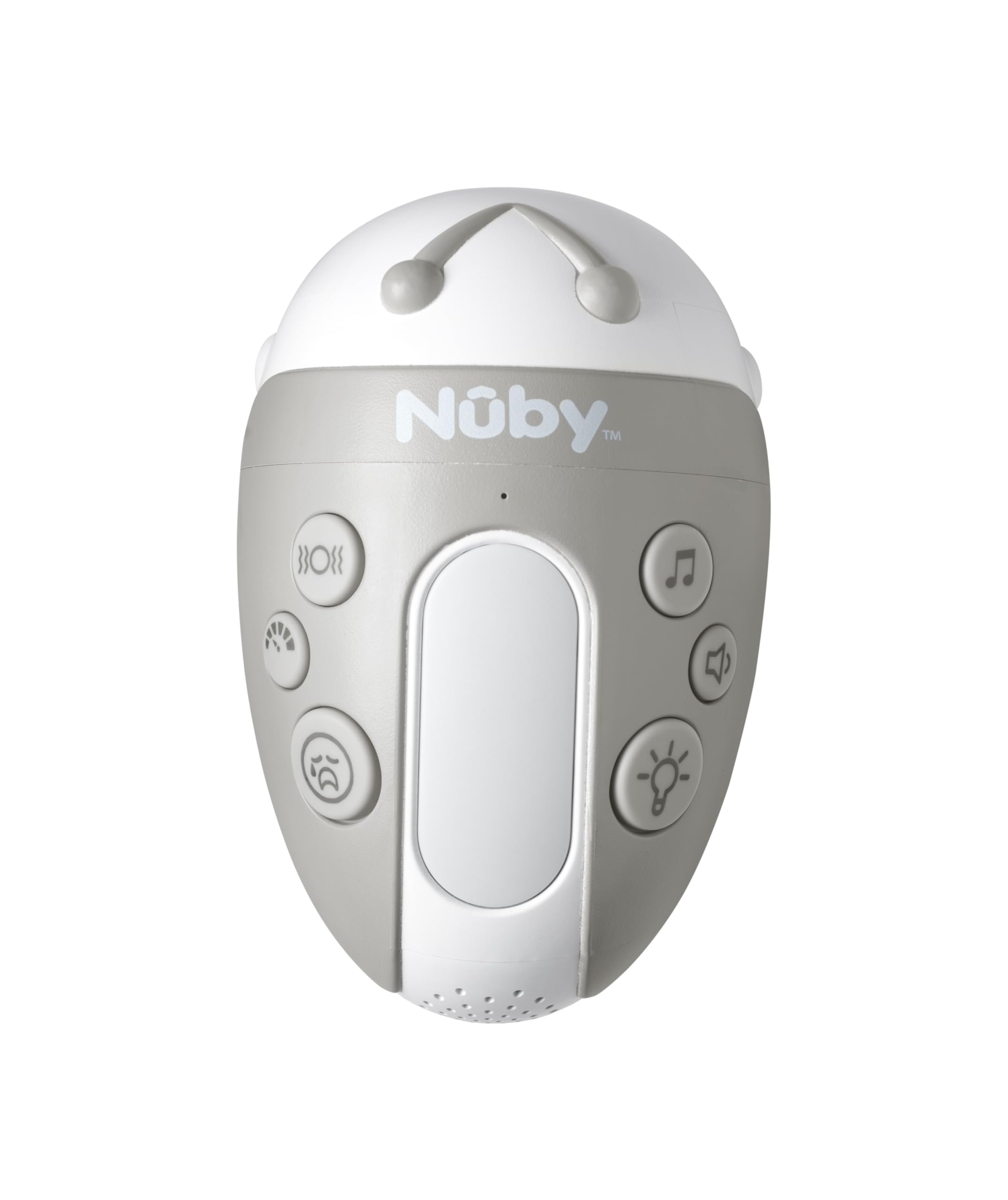 Nuby Jitterbug Pram Rocker - 3 Vibration Levels | 20 Soothing Sounds | Cry Sensor | Universal Fit