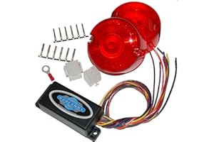 BADLANDS MOTORCYCLE PRODUCTS Badlands M/C Products Plug-In Illuminator with Red Lens - ILL-02-RL-B