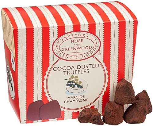 Hope and Greenwood Cocoa Dusted Truffles Marc de Champagne Pralinen 200 g