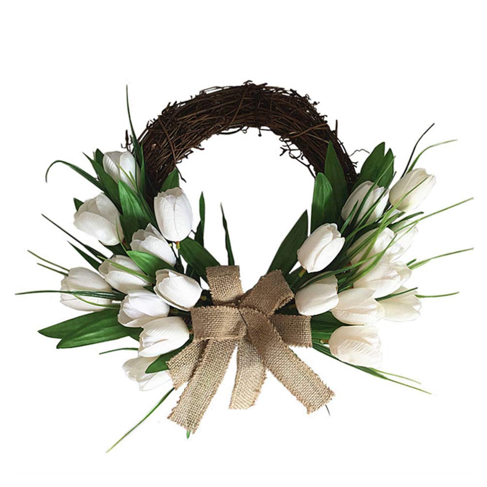ABOOFAN Wreath Decoration Artificial Garland Home Flowers Wreath Hanging Wedding Decoration for Wall Door