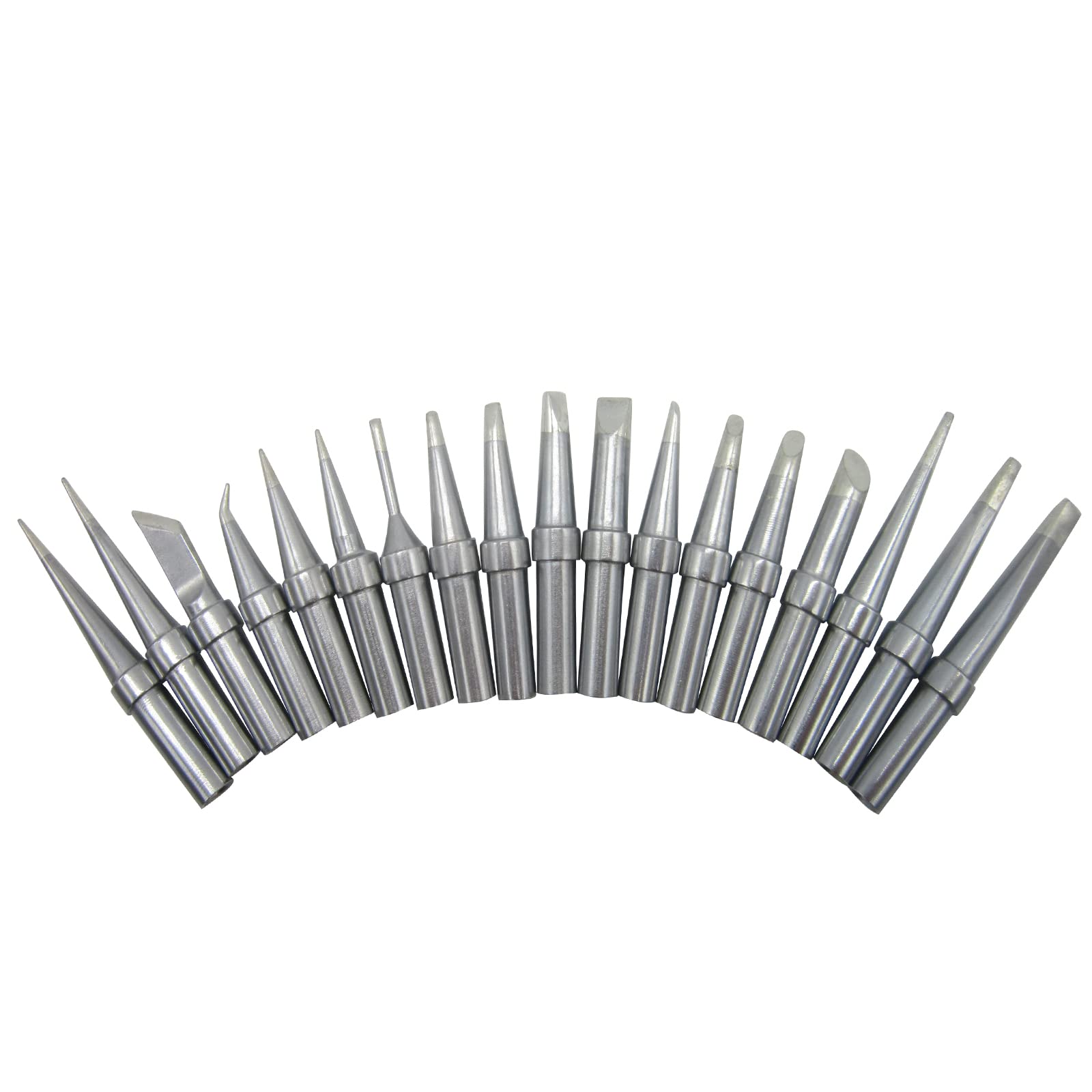 18 PCS Replacement Soldering Tips for WES51 WES50 WESD51 WESD50 WE1010 WE1010EU WTL1000S-0 WECP-20 PES51 PES50 LR21 LR20 Solder Iron Tip Bit