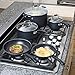 Ecolution Symphony Multipurpose Forged and Stainless Steel Pots and Pans 8 pc. Set, Reinforced Ergonomic Cool-Touch Handles, Dishwasher Safe, Fully Nonstick Interior, Slate,Grey