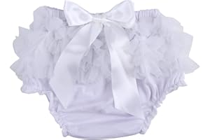 ICObuty Baby Girls Ruffle Bloomer Diaper Cover for Baby Girls Toddlers