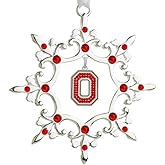Ohio State University Crystal Christmas Ornament
