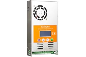 MakeSkyBlue MPPT Charge Controller Solar Panel Charging Regurator LCD Display Auto 12V 24V 48V Solar System (Version V118) (40A-V118)