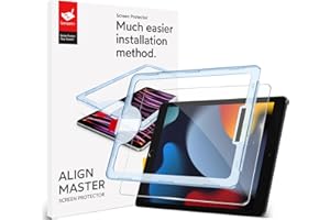 bersem Screen Protector Compatible with iPad 9th/8th/7th 10.2 Inch (2021&2020&2019 Models) Tempered Glass, Ultra Clear, Anti-Scratch, Case Friendly, EZ Kit, 1 Pack