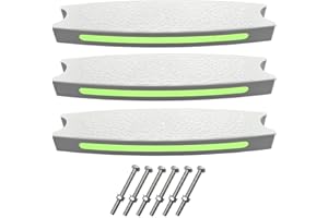 3PCS 19.6" Pool Ladder Steps with 6PCS Stainless Steel Screws for Inground and Above Ground Pools,Universal Plastic Swimming 