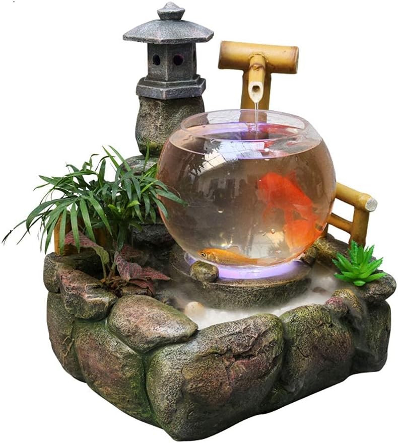 Indoor Decoration Tabletop Fountain Rockery And Water Fountain Raise