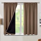 BGment Thermal Insulated 100% Blackout Curtains for