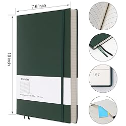 Wiisdatek B5 College Ruled Notebooks - 2 Pack B5