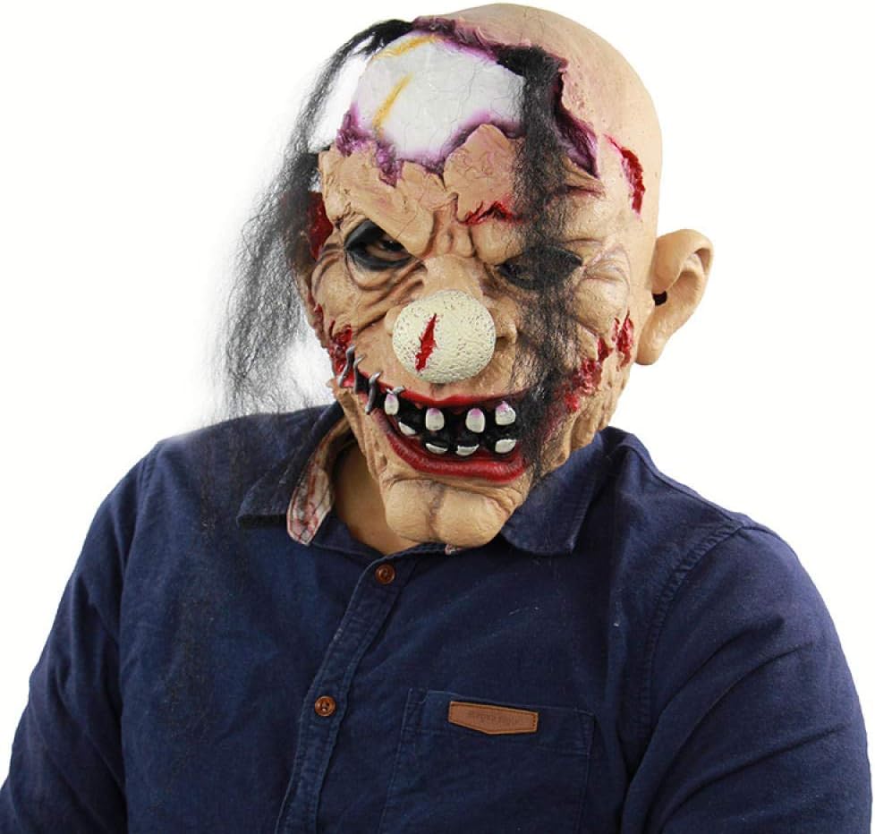 LIOXZPP Halloween Horror Funny Latex Clown Mask Home & Kitchen LIOXZPP Halloween Horror Funny Latex Clown Mask Home & Kitchen