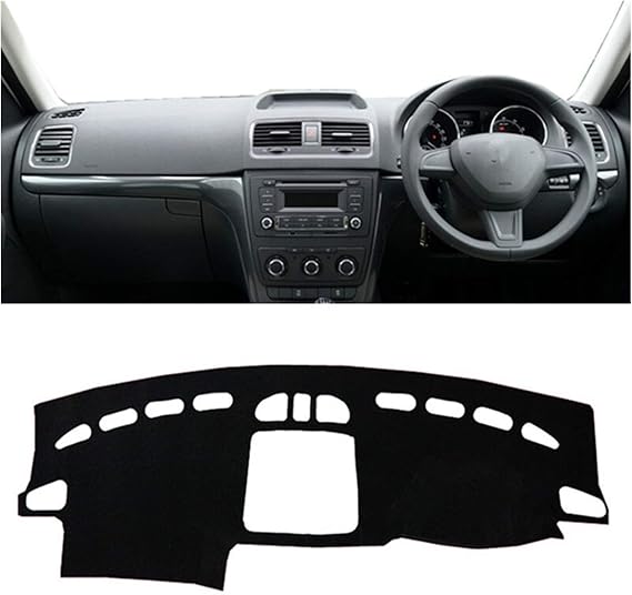 Wjyfexble Car Accessories Dashboard Cover Mat Pad For Skoda Yeti 2009