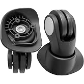 Luggage Wheels Replacement Wheel for Luggage Suitcase Repair | 360&deg; Rotating Suitcase Replacement Wheels with 3 Mounting Holes (H024-2 Pcs)