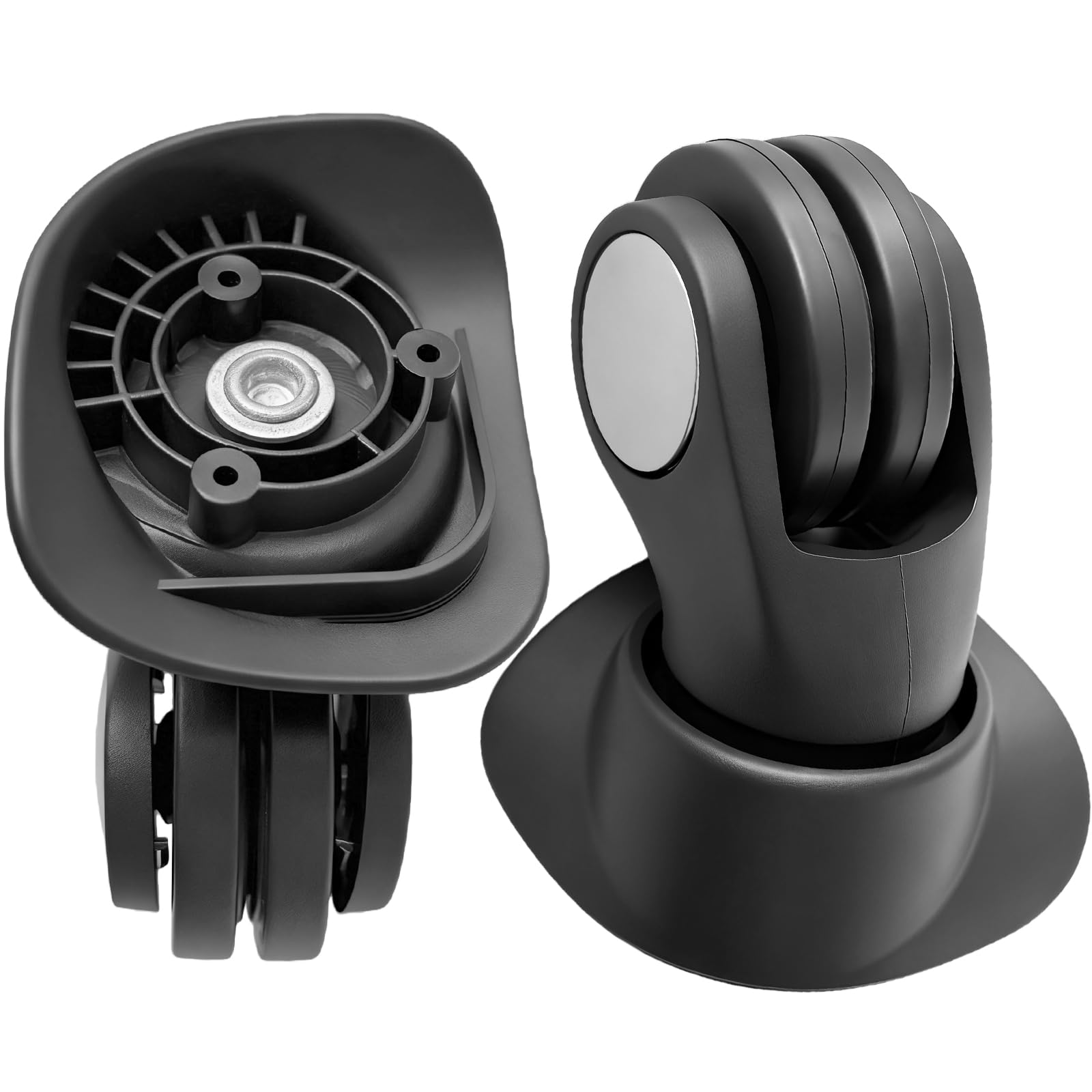 Photo 1 of Luggage Wheels Replacement for Suitcase, Replacement Luggage Wheel Repair Suitcase Bag Parts Spinner Casters (W024-a Pair 2 Pcs)