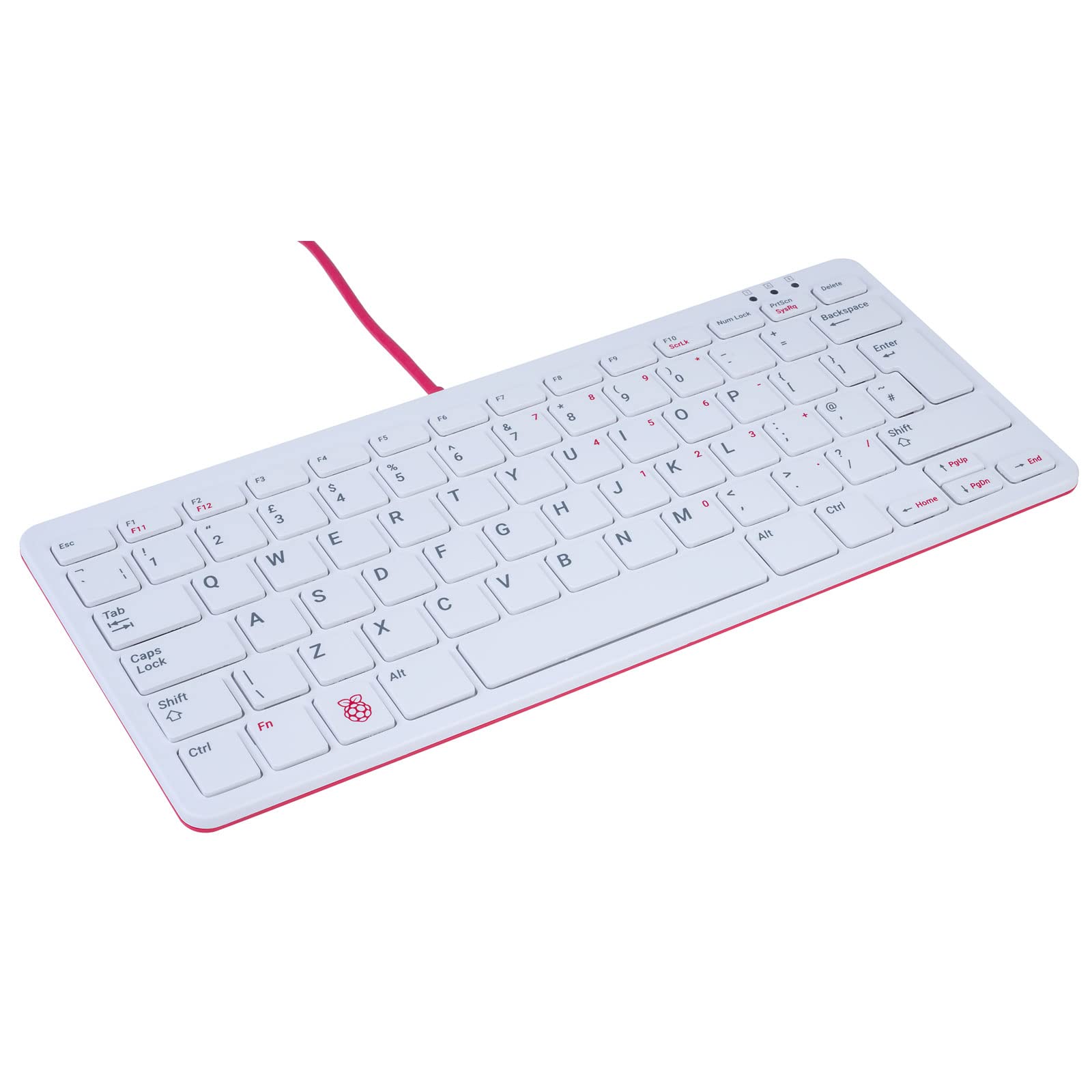 Official Raspberry Pi Keyboard - UK Version (Red/White)