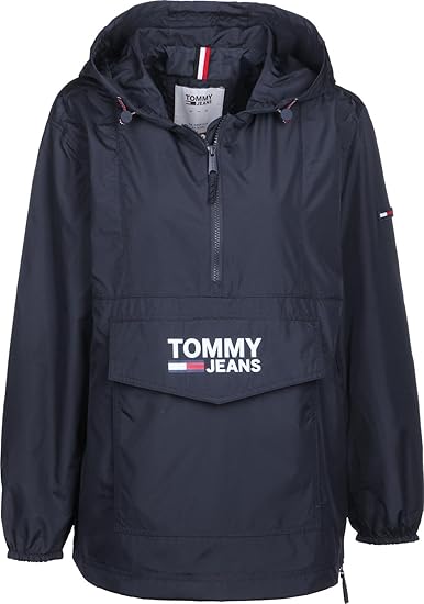 Tommy Jeans Damen Schlupfjacke TJM Tommy Popover Anorak