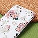 iPhone 6S Case, Imikoko™ Retro Vintage Floral Print Flower Pattern Hard High Impact Slim Protective Case for iPhone 6s/6 (Pattern A)