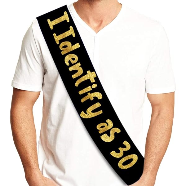 Older & Hotter Sash - Birthday Sash, Birthday MAGICSHOP4U - - Canada