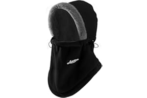 CLOTHCLOSE Balaclava Ski Mask for Women Winter Fleece Windproof Face Mask Neck Warmer Scarf Helmet Hood Outdoor