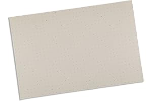 Cedarburg 64660 Rolyan Splinting Material Sheet, Polyform, White, 1% Perforated, 4 Sheets, 1/16" x 12" x 18" Size