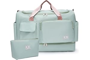 BEULPTN Small Gym Bag for Women, Travel Duffle Bag Carry On Weekender Bag with Shoe Compartment