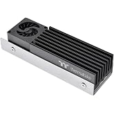 Thermaltake MS-1 M.2 2280 SSD Cooler, Heatsink with 8000 RPM Micro Blower Fan, CL-O043-AL02BL-A