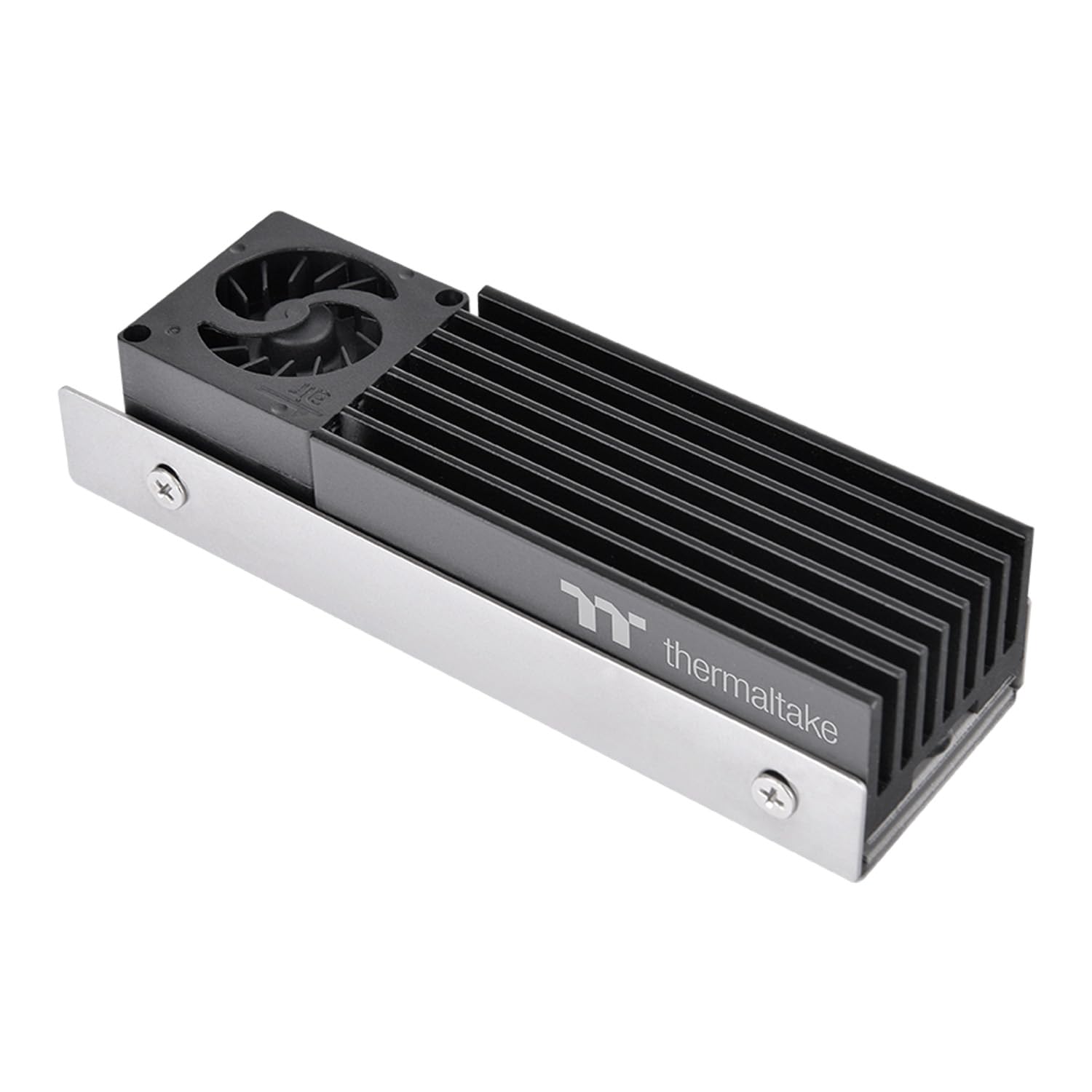 Photo 1 of Thermaltake MS-1 M.2 2280 SSD Cooler, Heatsink with 8000 RPM Micro Blower Fan, CL-O043-AL02BL-A