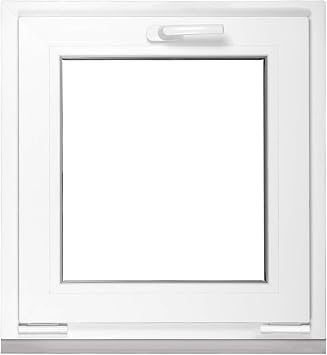 ACO 60cm Nebenraumfenster Kippfenster Fenster Weiß Kellerfenster Isoglasfenster, Größe