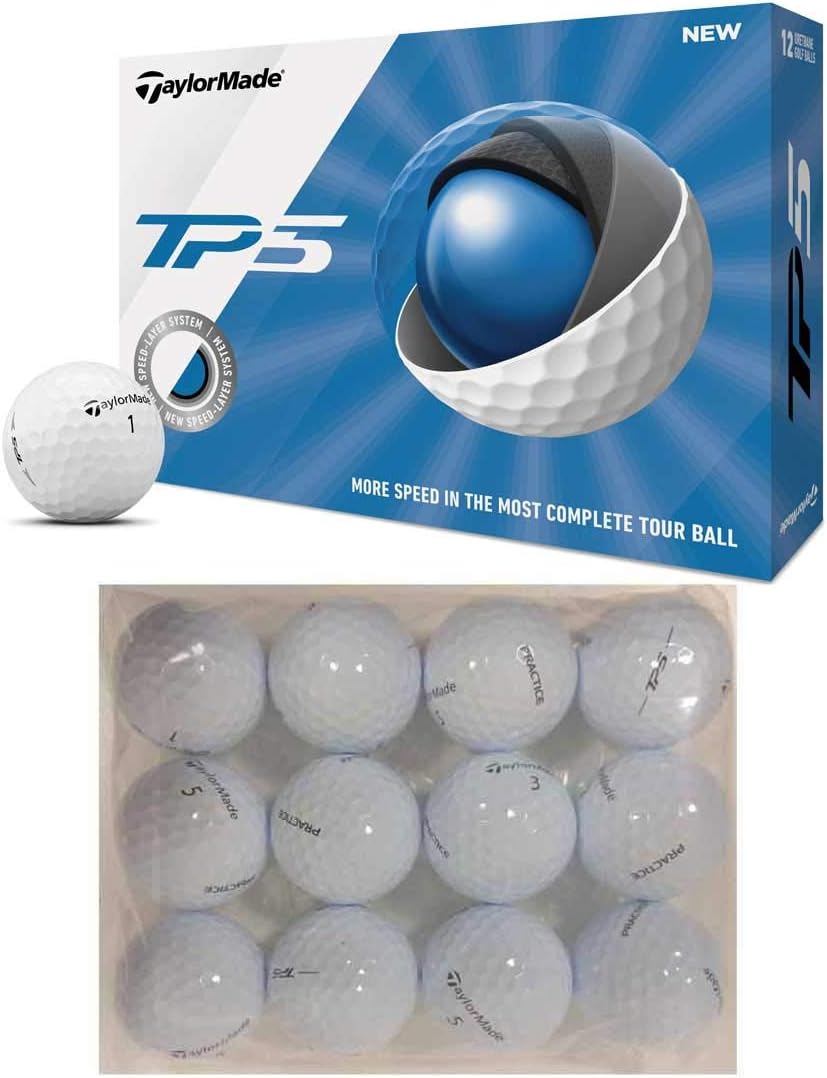 Taylormade tp5x practice bagged golf balls Clearance