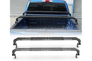 ROXX Universal Truck Bed Rack Adjustable Width Truck Bed Cross Bar Compatible for Dodge Ram/Chevy Silverado/GMC Sierra/Ford F