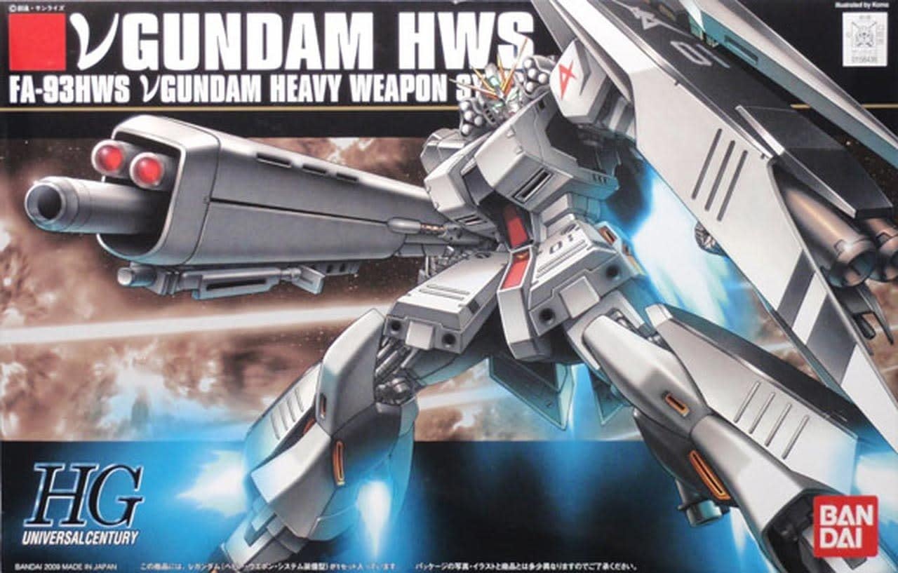 GUNDAM - HGUC 1/144 FA-93HWS vGundam Heavy Weapon - Model Kit
