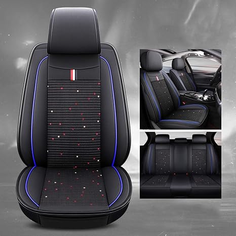 Amazon Co Jp シートカバークッション 車用 ユニバーサル コットン パッド 入り シートクッション 心地いい 通気性 車 座布団 背中の痛みからの救済 S A ホーム キッチン