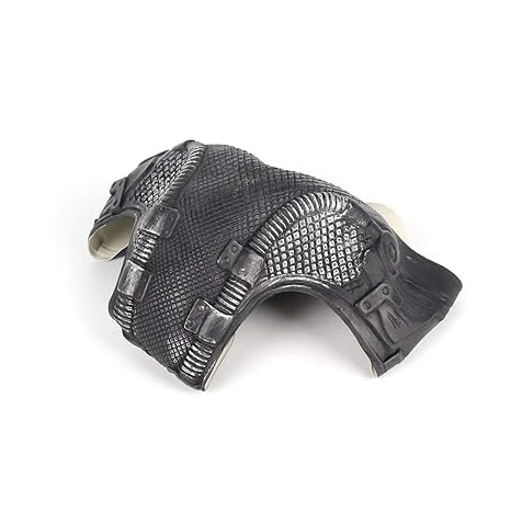 Kongqiabona Bane Late Universal Bane Maske Batman Cosplay Helm 3D Bane Latexmaske mit Voice Changer Halloween Kostüm Zubehör 