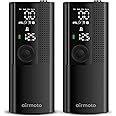 Airmoto Tire Inflator Portable Air Compressor - 2pack - Air Pump for Car Tires with Digital Pressure Gauge, LED Light and Auto Shut-Off Function - Cordless Pump for Car, Motorcycle, Bicycle, Balls