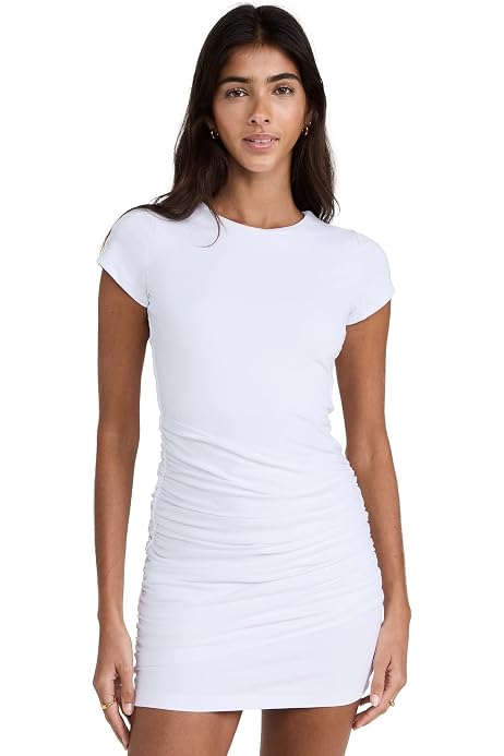 susana monaco flared v wire tank dress