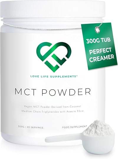 Love Life Supplements MCT Powder 300g Coconut Derived 0g Carbs Vegan