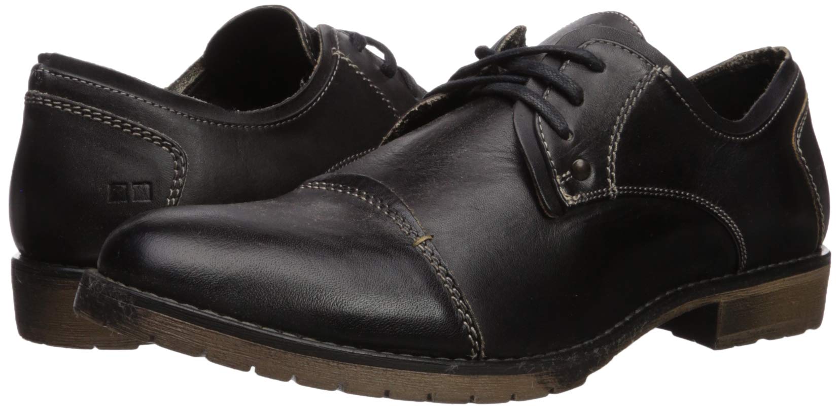Men’s Bed Stu Repeal Derby Oxford Shoes Bed Stu Mens Size 11 Repeal Distressed Leather Cap Toe Lace  main image 3