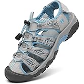 Dannto Women's Sport Hiking Sandals Closed Toe Outdoor Athletic Walking Sandal Lightweight Summer Water Shoes