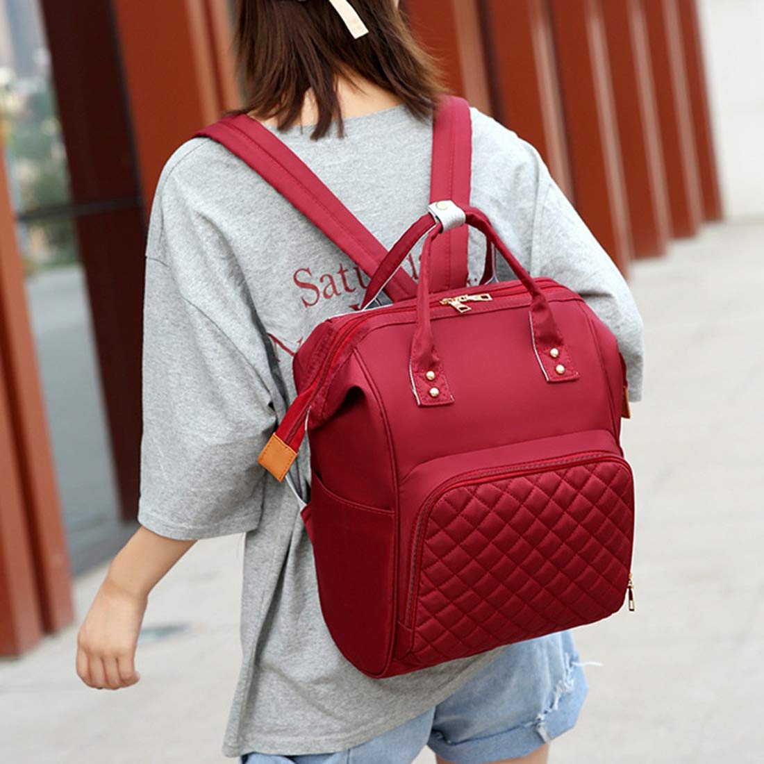 Mochila Maternidad con Bolsa de Preservación de Calor Bverionant Mochilas  para Pañales y Biberones de Viaje Bolso Pañales de Gran Capacidad Amarillo  Cambio de pañales Bebé futakuchi-hakata.com