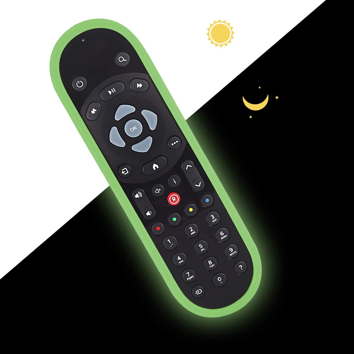Remote Cover Case Fit for Sky Glass/Stream TV Remote, Also for Sky Q Touch and Non-Touch Remote Control, Anti-Slip - Image 3