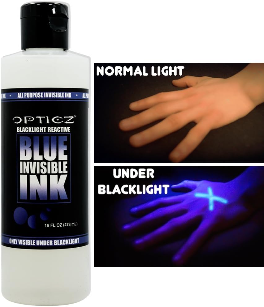 Opticz UV Blacklight Blue Invisible Ink- 16oz