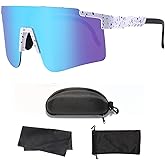 HIYAPATY Kids Sunglasses Youth Baseball Glasses UV400 Protection Outdoor Sports Teens Cycling Shades For Boys Girls