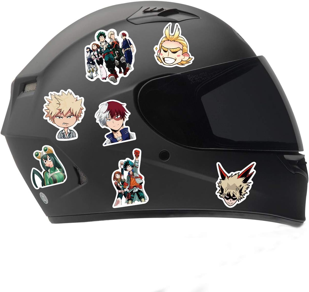 Amazon Co Jp My Hero Academia ステッカー 100枚 クールなアニメステッカー コンピューター ノートパソコン スケートボードステッカー 子供 ティーンズ 大人 ノートパソコン スケートボード ギター 荷物 ビニール デカール ステッカー パック 家電 カメラ