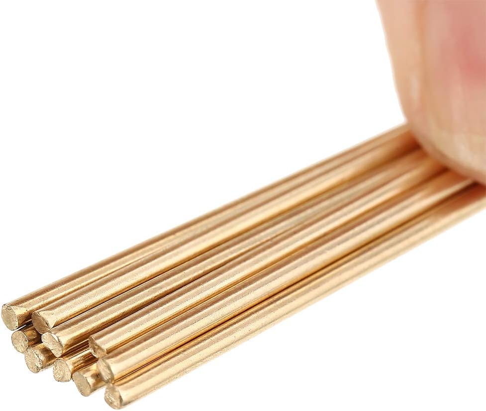 10pcs Brass Welding Rods Wires Sticks for Repair Welding Brazing 1.6 x ...