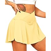 Navneet Women Tennis Skirts with Pockets High Waisted Golf Skirts Athletic Skorts Pleated Mini Skirt Workout Sport Pickleball