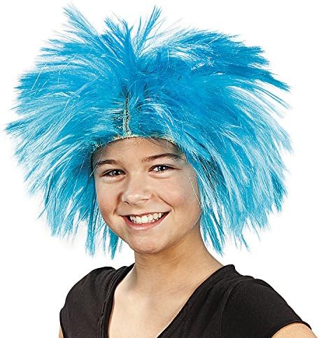 Spiky Blue Wig